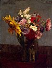 Henri Fantin-Latour Flowers VIII painting